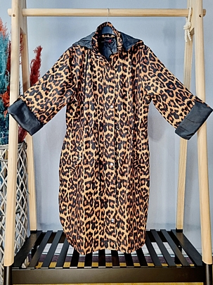 Oversized Animal Print Τζάκετ